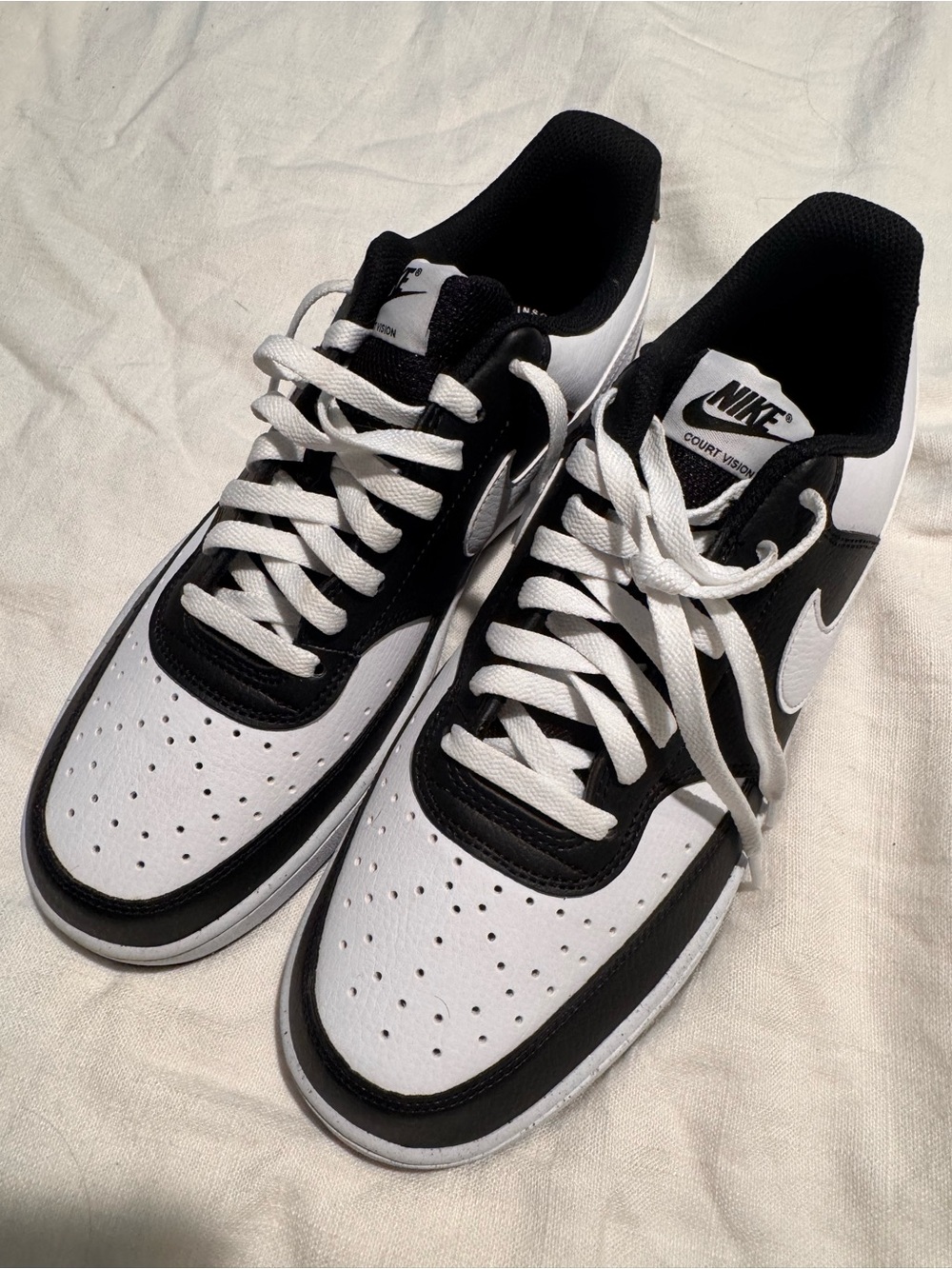 Nike Black and White Low-Top Sneakers